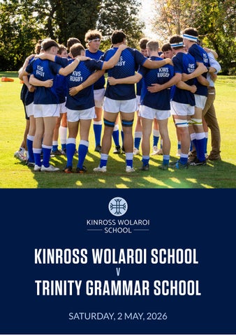 KWS V Trinity Rugby Program