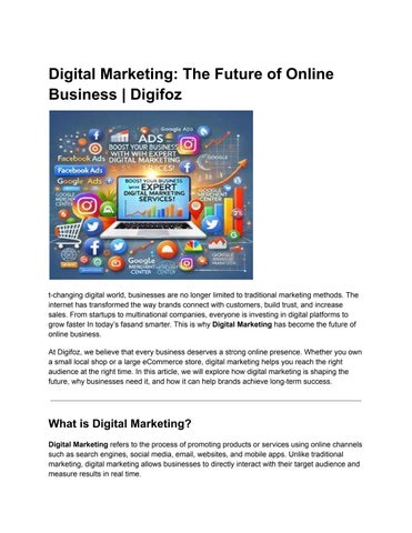 Digital Marketing_ The Future of Online Business _ Digifoz