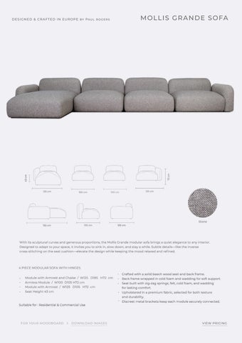 The Rug Collection Furniture Catalogue 家具目录 · Tallira by 第 13 页
