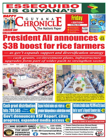 Guyana Chronicle E-Paper 01-05-2026