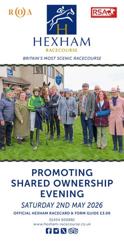 Hexham Racecard - Saturday 2nd May