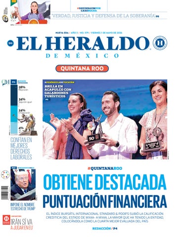 El Heraldo Quintana Roo. Edición impresa del 1 de mayo de 2026