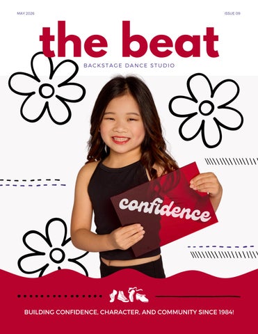 Backstage Dance Studio-May 2026 Newsletter