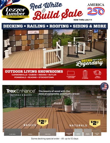 Lezzer Lumber 2026 Red White & Build Sale