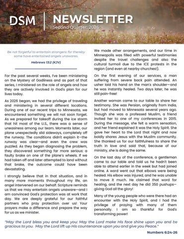 Second Quarter Newsletter 2026