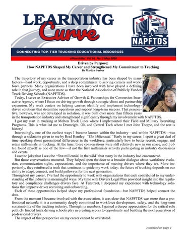 2026 May NAPFTDS LC Vol 14 No 1