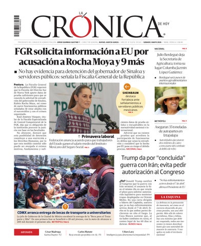La Crónica de Hoy 02-05-2026