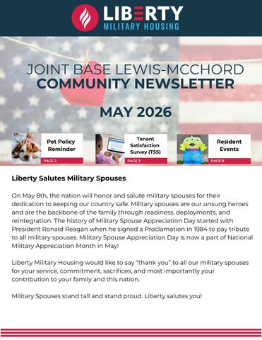 JBLM Communty Newsletter - May 2026