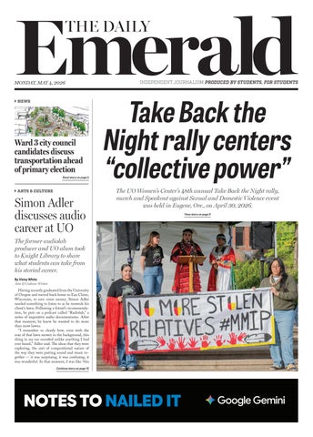 5-4-26 - The Daily Emerald - Emerald Media Group