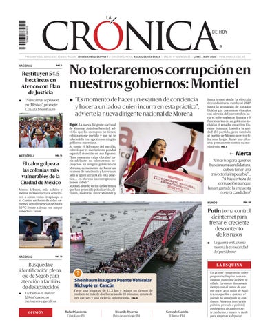La Crónica de Hoy 04-05-2026