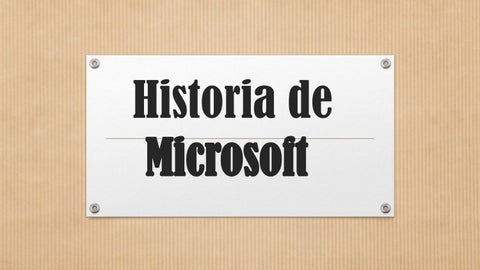 Presentación de la Historia de Microsoft Mariana Pérez
