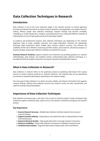 Data Collection Techniques Document Sharing (1)