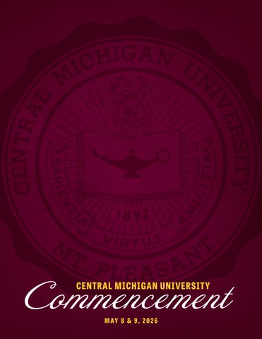 Central Michigan University Commencement May 2026