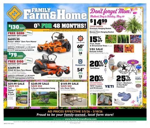 Family Farm & Home 26MYT1 Ad (Effective 5/5/26 - 5/10/26)