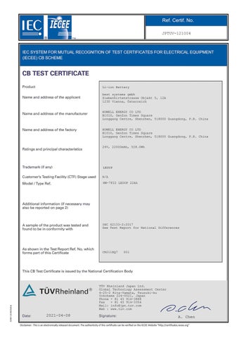 LUP-BAT-22_IECEE-CB_Certificate_JPTUV-121001_2021_04