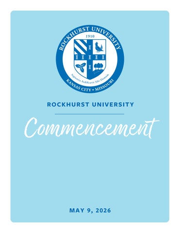 Spring Commencement Digital Program