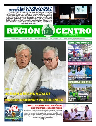 ED 800 | Periódico Región Centro de San Luis Potosí