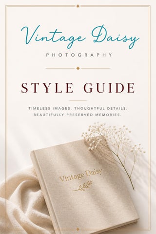 Vintage Daisy Photography Style Guide