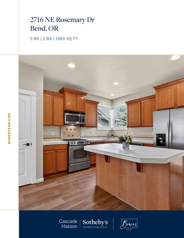 2716 NE Rosemary Drive Bend, OR 97701