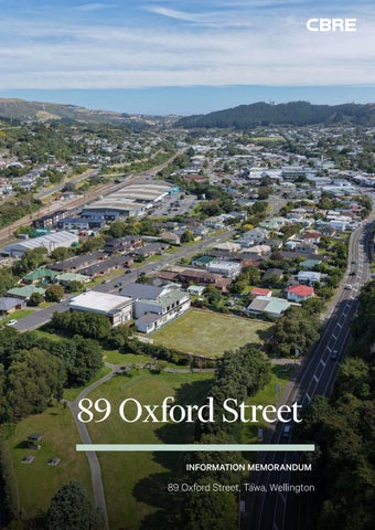 89 Oxford Street, Tawa, Wellington_Information Memorandum