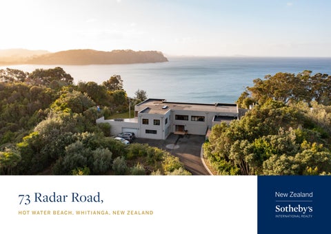 Private Coastal Estate with Panoramic Ocean Views -73 Radar Road, Hot Water Beach, New Zealand