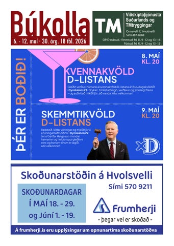 Búkolla 6.–12. maí 2026