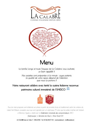 Carte La Calabre