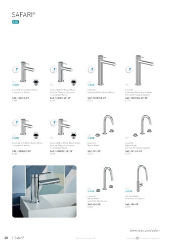 vado_uk 家具目录 · VADO 英国 Consumer 指南 2026 第 22 页
