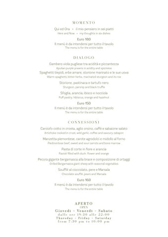 L'Albereta Relais & Châteaux | ristorante fine dining L’Aurum Menu by ...