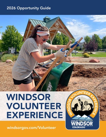 2026 Volunteer Opportunity Guide