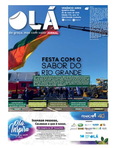 Confira a edição do Olá Jornal desta quarta-feira, 06 de maio de 2026