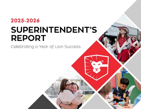 Greenville ISD 2025-2026 Superintendent’s Report: Celebrating Lion Success