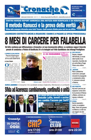 Cronache del 6 maggio 2026