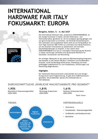 Koelnmesse: 全球 Competence in Hardware 第 10 页