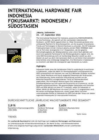 Koelnmesse: 全球 Competence in Hardware 第 18 页
