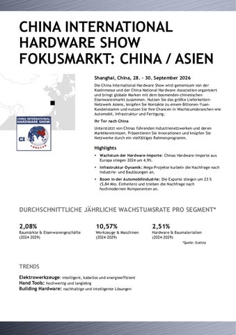 Koelnmesse: 全球 Competence in Hardware 第 20 页