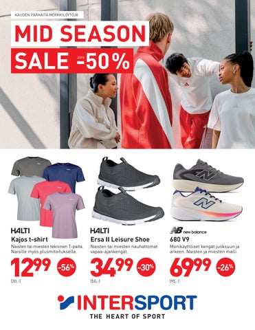 Mid Season Sale Intersporteissa!