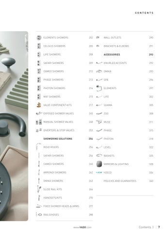 VADO 英国 Specifications Manual 2026 第 9 页