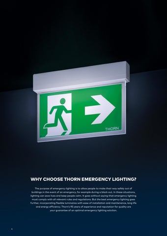 Thorn Lighting 灯饰目录 · Emergency 灯饰 | 第 4 页