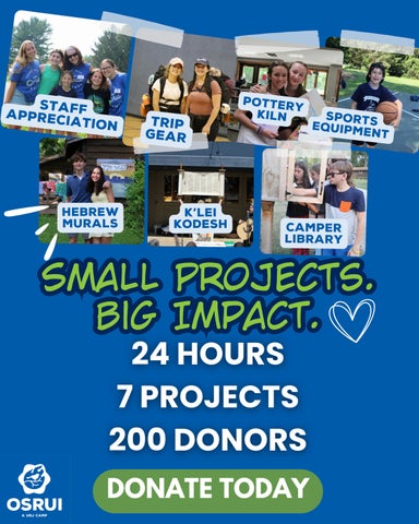 OSRUI URJ Camp Giving Day Projects