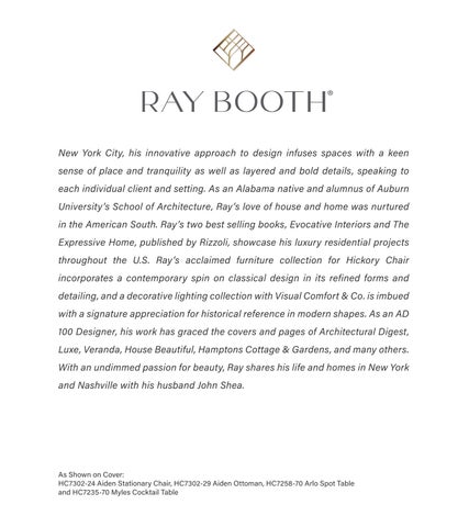 春季 2026 Ray Booth 家具型录 第 2 页