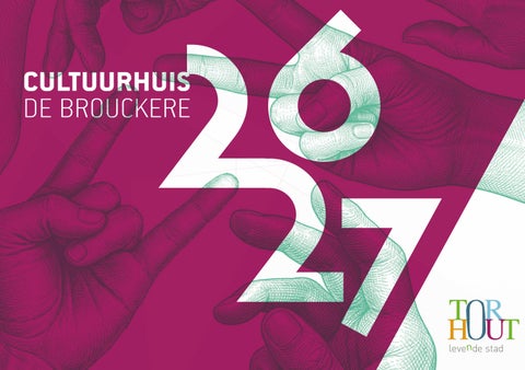 Seizoensbrochure Cultuurhuis de Brouckere Torhout 2026-2027