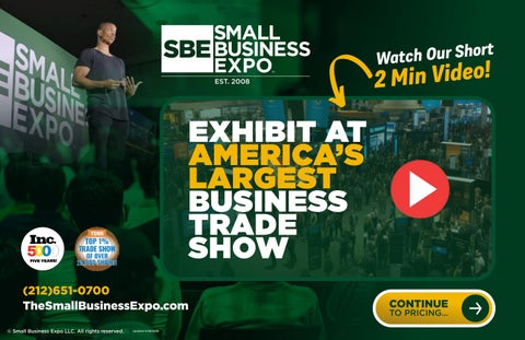 Small Business Expo Exhibitor Rates & Information