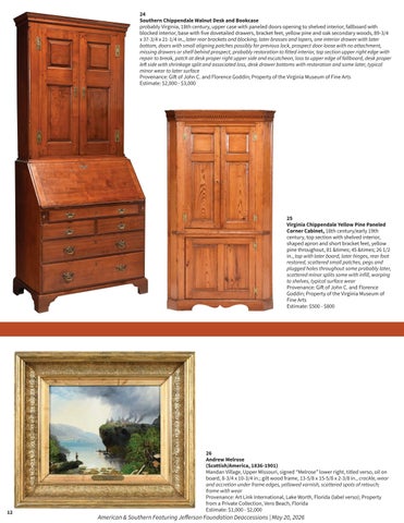 美国 × Southern Featuring Jefferson Foundation Deaccessions | May 20, 2026 第 12 页