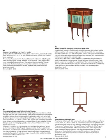 美国 × Southern Featuring Jefferson Foundation Deaccessions | May 20, 2026 第 23 页