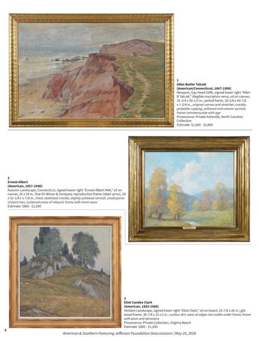 美国 × Southern Featuring Jefferson Foundation Deaccessions | May 20, 2026 第 4 页