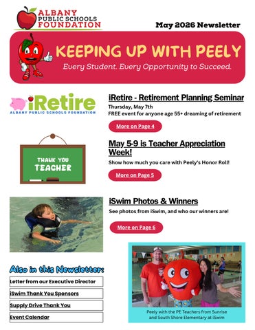 May 2026 Newsletter