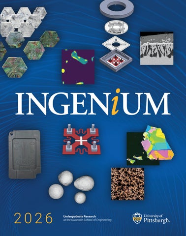 2026 Pitt Ingenium Journal of Undergraduate Research