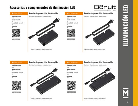 Madecentro Colombia 灯饰目录 · Cátalogo herrajes - Iluminación LED 第 10 页