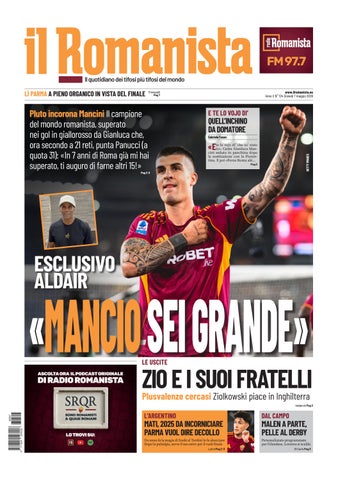 Il Romanista del 7 maggio 2026